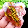 6720 - Pandantiv, cherry cuart, inima, 48x41x7mm
