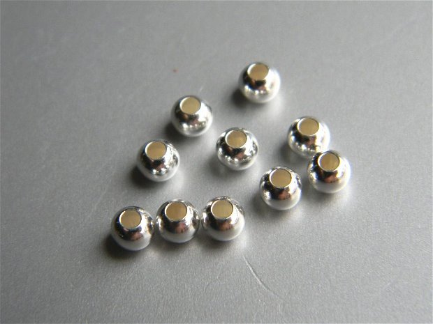 Margele argint 4 mm (M8)