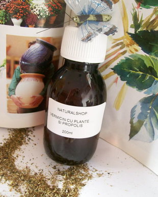 VERMICIN CU PLANTE SI PROPOLIS  antiparazitar