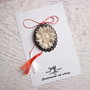 Brosa martisor cu note muzicale