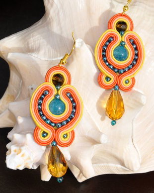 Cercei soutache