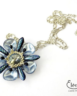 Celestite - colier cu pandantiv