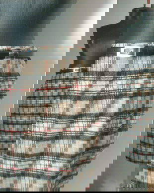 FUSTA MIDI STOFA DE LANA ECOSEZ