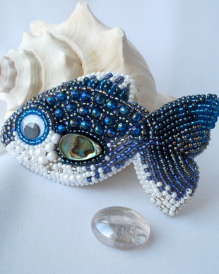 REZERVAT - ''Blue fish" - Brosa