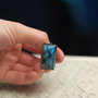 Electric Blue -  Inel cu labradorit superb in rama decorativa filigranata
