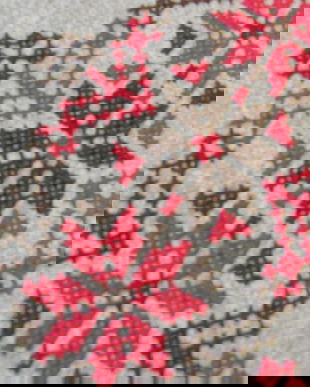 Fata de masa cu broderie rustica