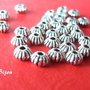 Rondele din argint 925 antichizat INDIA (verificat) aprox 3x4.5 mm
