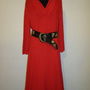 Rochie tricot rosu clasic