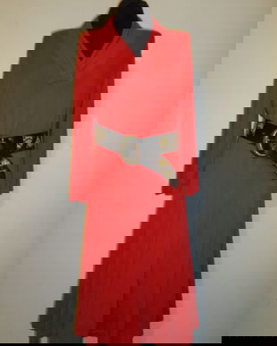 Rochie tricot rosu clasic