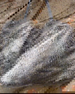 Geanta XXL din blana sintetica