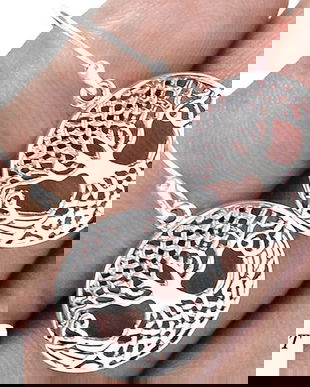 Ag157 (Ag163) - Cercei, argint 925, pomul vietii