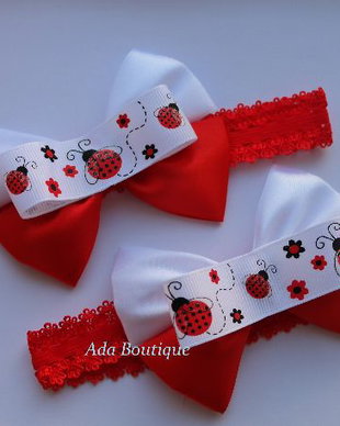 Bentita-martisor cu buburuze sidefate