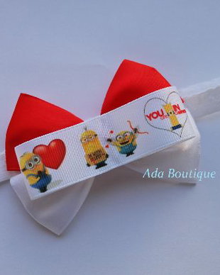 Bentita-martisor "I love Minions"