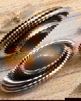 Ag215 - Cercei, argint 925, ochi de tigru