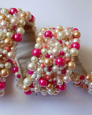 Centura ivory,nude ,alb,fuchsia