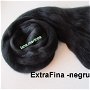 lana extrafina -negru-50g