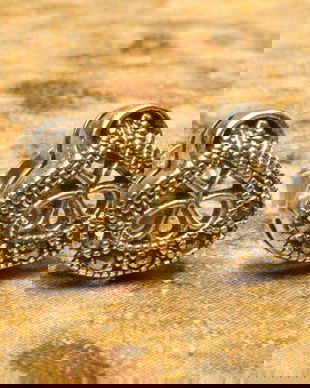 Ag226 - Cercei, argint 925, marcasite