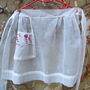 Sortulet organza cu broderie