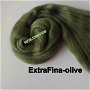 lana extrafina -verde olive-50g