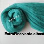 lana extrafina -verde albastrui-50g