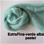lana extrafina -verde albastrui pastel-50g
