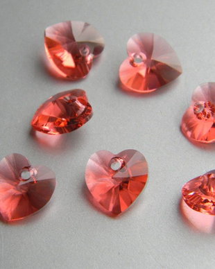 Pandantiv Swarovski - inima 10 mm - 542