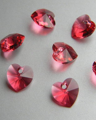 Pandantiv Swarovski - inima 10 mm - 289