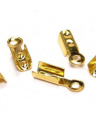 Terminatii sirag, aurii, 8x3 mm