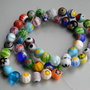 Mix margele sticla Chevron 8 mm