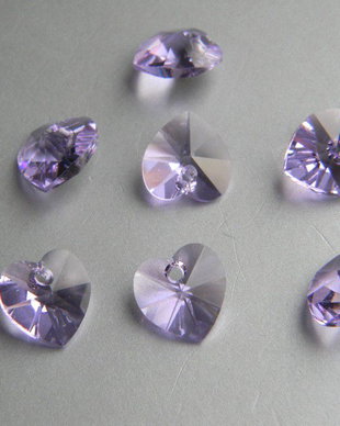 Pandantiv Swarovski - inima 10 mm - 371
