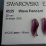 Pandantiv Swarovski - Wave 28 mm - 6525-204