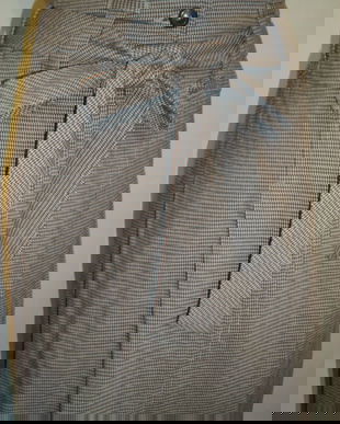 Fusta pepit maron cu beige