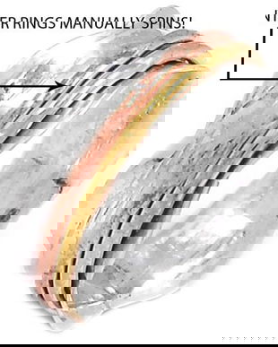 Ag180 - Inel - verigheta, argint 925, aurit, cuprat