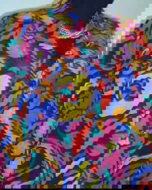 BLUZA DIN MATASE  STIL PICASSO