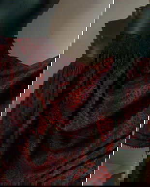 FUSTA ARABESCURI PANZA LANA