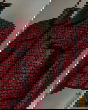 SACOU CHANEL STOFA LANA TESUTA