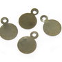 Charm metalic, bronz, 6x8 mm
