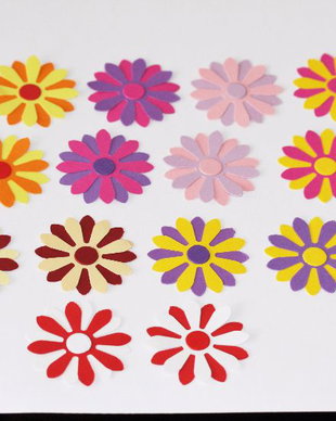 Set de 12 floricele pentru decor