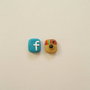 Cercei cu surub Social Media