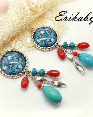 Cercei blue-red