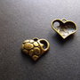 PANDANTIV INIMIOARA BRONZ - 17 X 18 MM