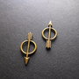 PANDANTIV SAGEATA BRONZ - 38 X 13 MM