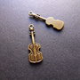 PANDANTIV VIOARA BRONZ - 29 X 8 MM