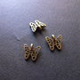 PANDANTIV FLUTURE - BRONZ - 12 X 12 MM