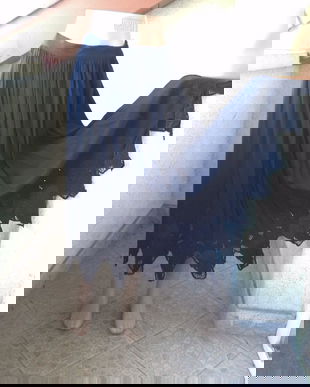 FUSTA VASCOZA BRODERIE MANUALA MARIME M