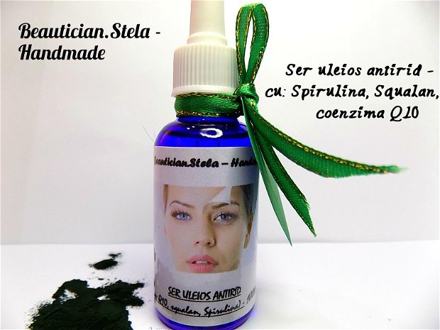 Ser natural uleios - antirid, cu: Spirulina, Squalan, Coenzima Q10