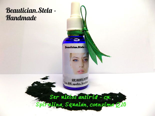 Ser natural uleios - antirid, cu: Spirulina, Squalan, Coenzima Q10