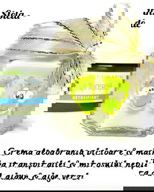 CREMA DEODORANTA - maini si picioare, anti-transpiratie & anti-miros neplacut (cu: piatra de alaun si alge)