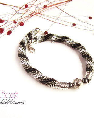 Colier handmade | Grey
