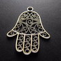 PANDANTIV MANA HAMSA - 56 X 42 MM